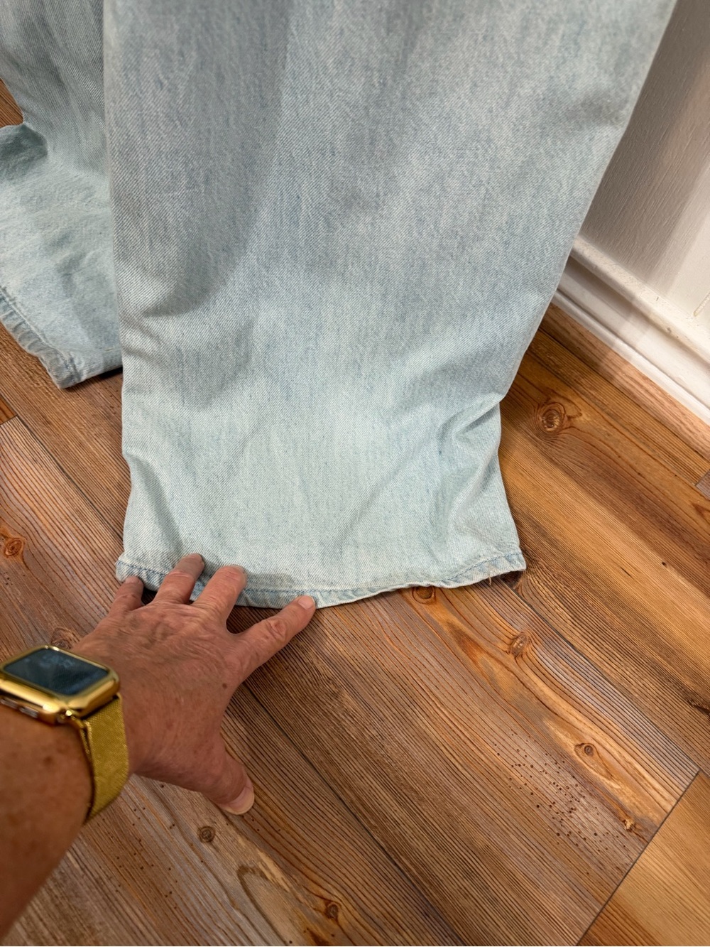 Universal Thread Light Wash Denim Jumpsuit Overalls - Picture 5 of 5
